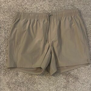 Men's Tan Athletic Shorts